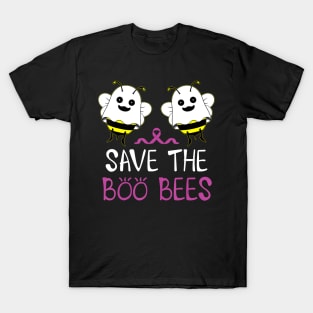 Save The Boo Bees Breast Cancer Awareness Halloween T-Shirt